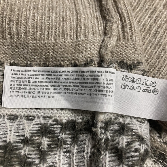 Abercrombie & Fitch Wool Blend Open Front Waterfall Cardigan Sweater Womens XS/S - Picture 12 of 13